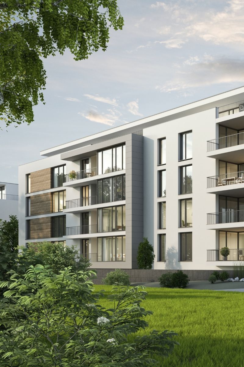 a block of high-end flats